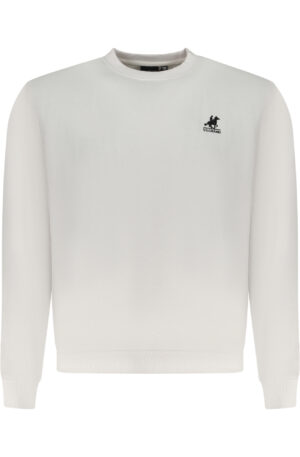 U.S. GRAND POLO FELPA SENZA ZIP UOMO BIANCO