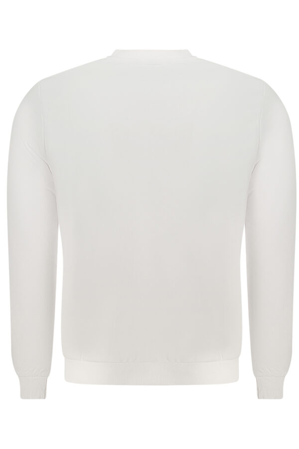 U.S. GRAND POLO FELPA SENZA ZIP UOMO BIANCO - immagine 2