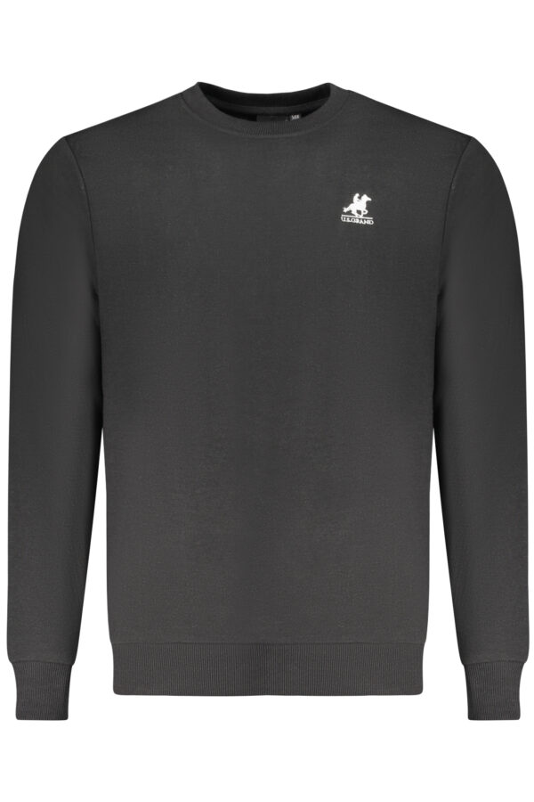 U.S. GRAND POLO FELPA SENZA ZIP UOMO NERO