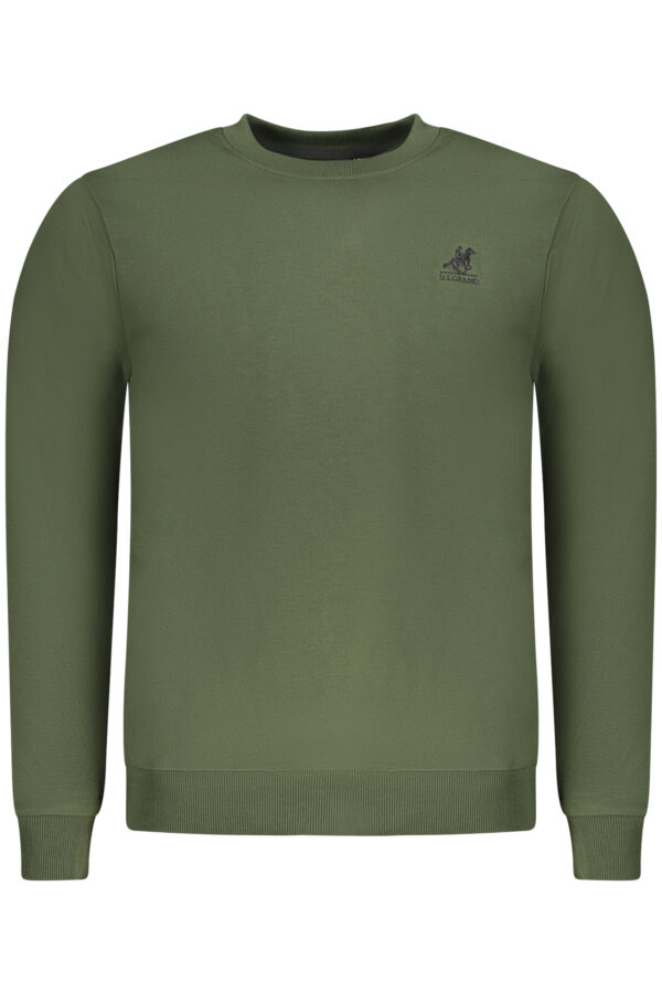 U.S. GRAND POLO FELPA SENZA ZIP UOMO VERDE