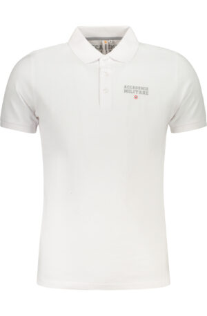 ACCADEMIA MILITARE POLO MANICHE CORTE UOMO BIANCO