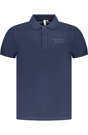 ACCADEMIA MILITARE POLO MANICHE CORTE UOMO BLU