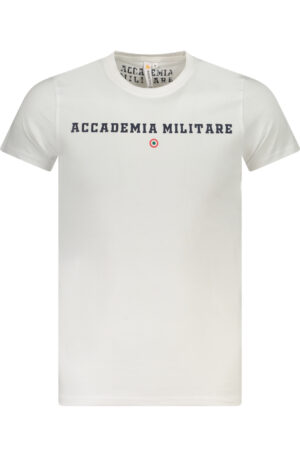 ACCADEMIA MILITARE T-SHIRT MANICHE CORTE UOMO BIANCO