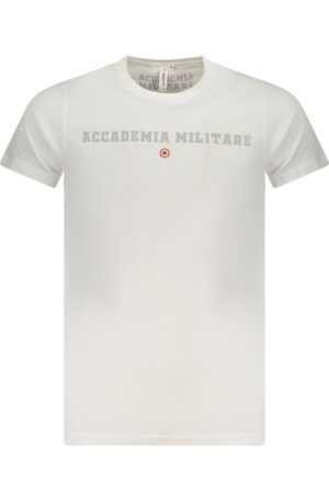 ACCADEMIA MILITARE T-SHIRT MANICHE CORTE UOMO BIANCO