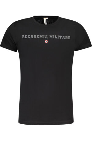 ACCADEMIA MILITARE T-SHIRT MANICHE CORTE UOMO NERO