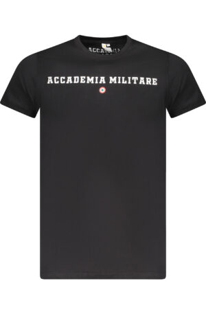 ACCADEMIA MILITARE T-SHIRT MANICHE CORTE UOMO NERO