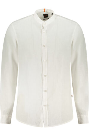 BOSS CAMICIA MANICHE LUNGHE UOMO BIANCO