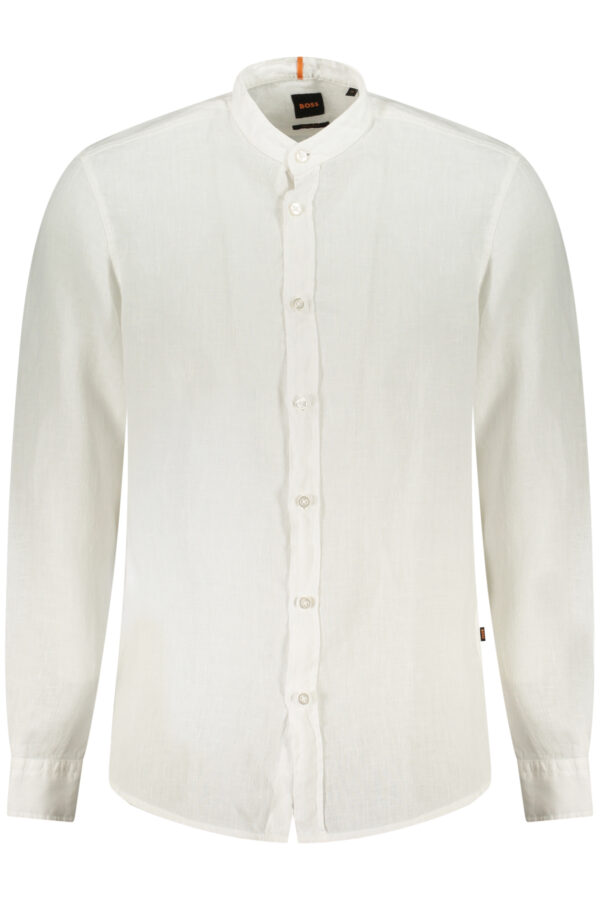 BOSS CAMICIA MANICHE LUNGHE UOMO BIANCO
