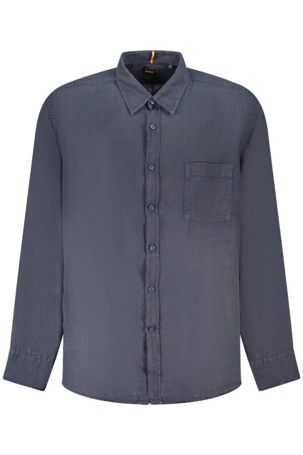 BOSS CAMICIA MANICHE LUNGHE UOMO BLU