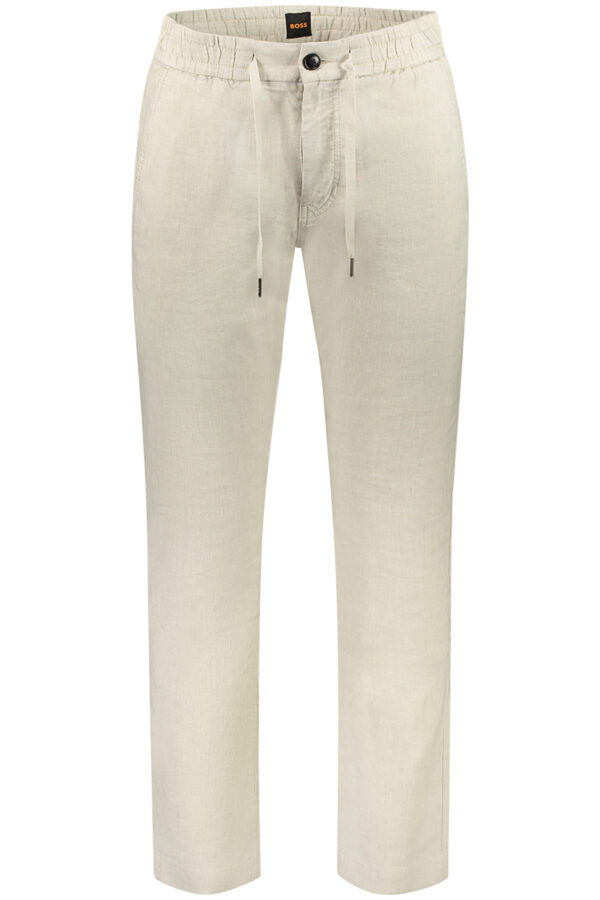 BOSS PANTALONE UOMO BEIGE