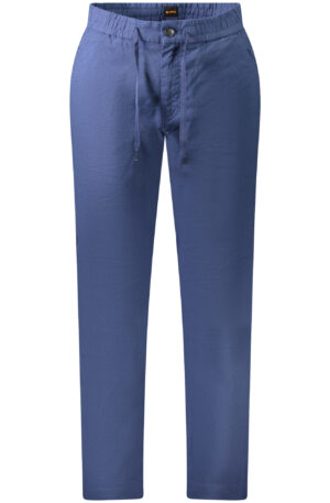 BOSS PANTALONE UOMO BLU