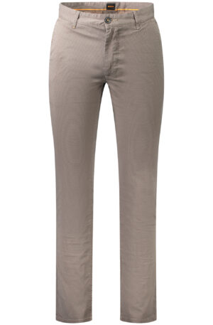 BOSS PANTALONE UOMO MARRONE