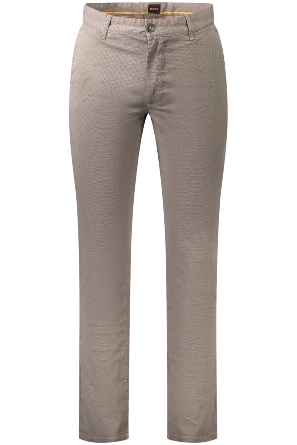 BOSS PANTALONE UOMO MARRONE