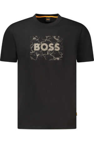 BOSS T-SHIRT MANICHE CORTE UOMO NERO