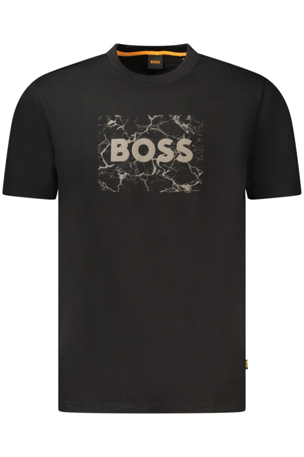 BOSS T-SHIRT MANICHE CORTE UOMO NERO
