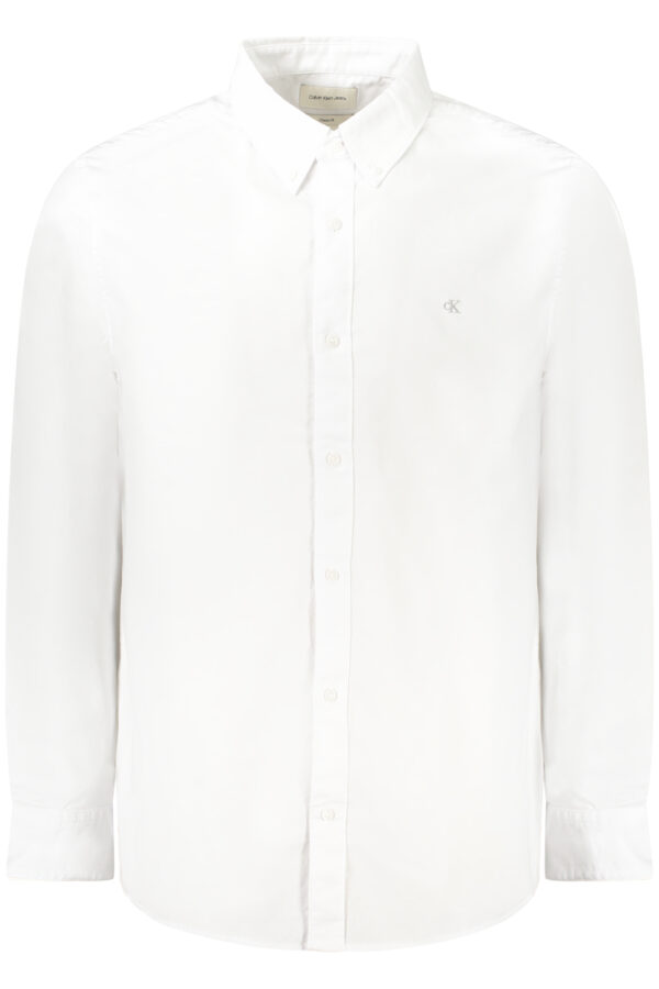 CALVIN KLEIN CAMICIA MANICHE LUNGHE UOMO BIANCO