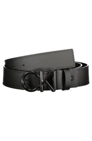 CALVIN KLEIN CINTURA IN PELLE UOMO NERO