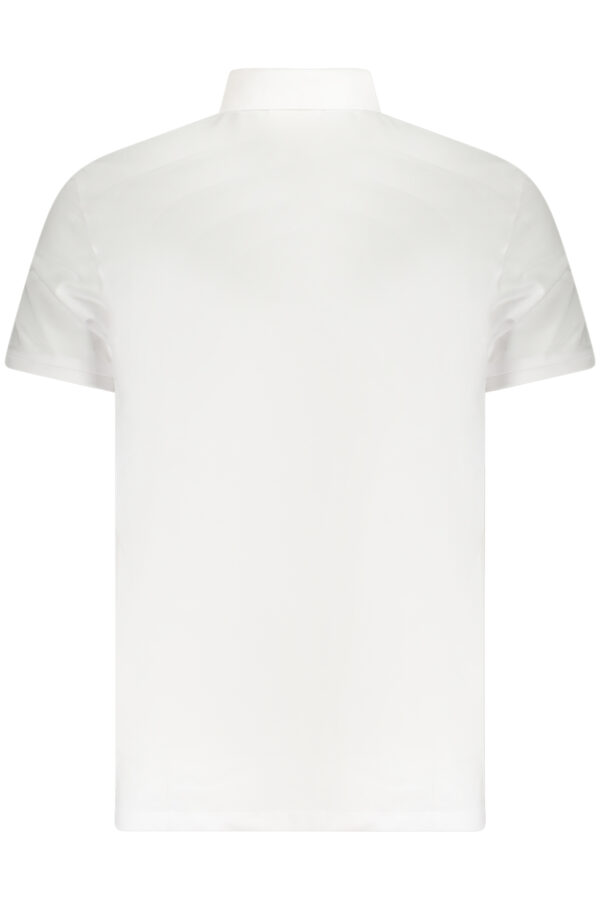 CALVIN KLEIN POLO MANICHE CORTE UOMO BIANCO - immagine 2