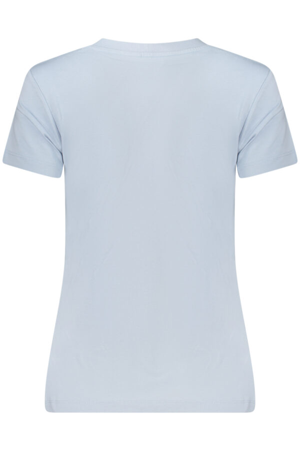 CALVIN KLEIN T-SHIRT MANICHE CORTE DONNA AZZURRO - immagine 2