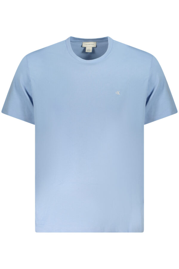 CALVIN KLEIN T-SHIRT MANICHE CORTE UOMO AZZURRO