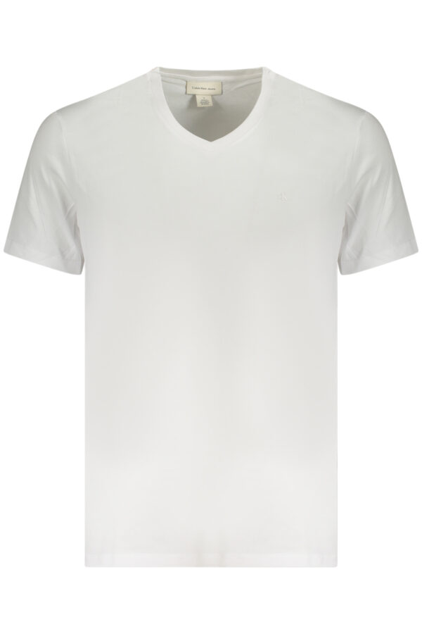 CALVIN KLEIN T-SHIRT MANICHE CORTE UOMO BIANCO