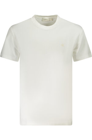 CALVIN KLEIN T-SHIRT MANICHE CORTE UOMO BIANCO