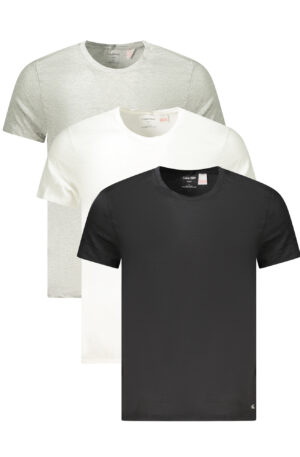 CALVIN KLEIN T-SHIRT MANICHE CORTE UOMO GRIGIO