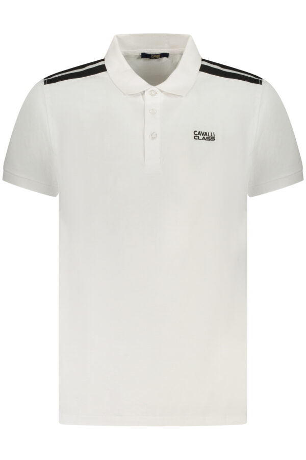 CAVALLI CLASS POLO MANICHE CORTE UOMO BIANCO