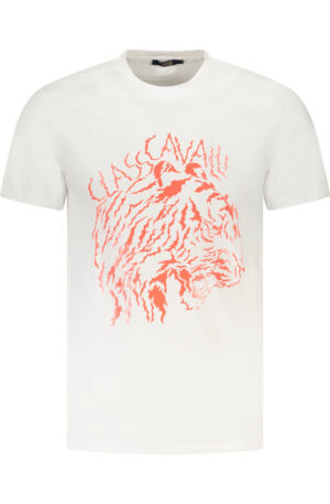 CAVALLI CLASS T-SHIRT MANICHE CORTE UOMO BIANCO