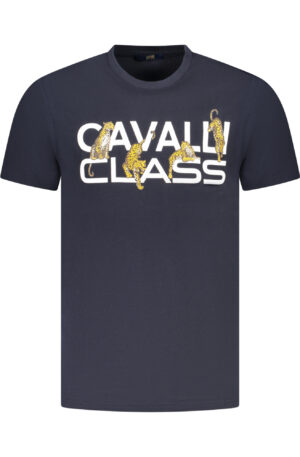 CAVALLI CLASS T-SHIRT MANICHE CORTE UOMO BLU