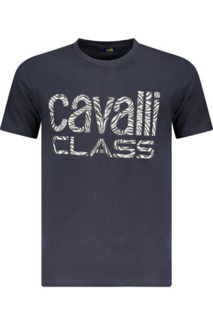 CAVALLI CLASS T-SHIRT MANICHE CORTE UOMO BLU