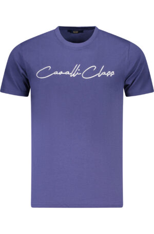 CAVALLI CLASS T-SHIRT MANICHE CORTE UOMO BLU