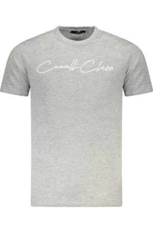 CAVALLI CLASS T-SHIRT MANICHE CORTE UOMO GRIGIO