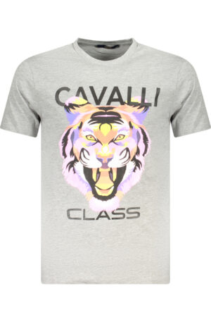 CAVALLI CLASS T-SHIRT MANICHE CORTE UOMO GRIGIO