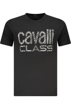 CAVALLI CLASS T-SHIRT MANICHE CORTE UOMO NERO