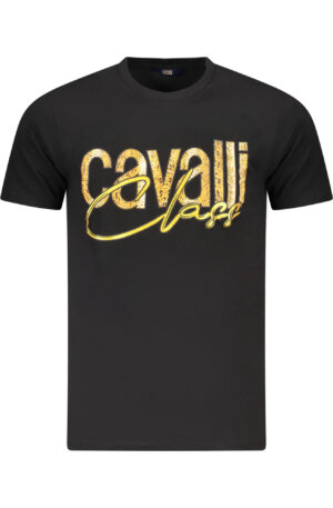 CAVALLI CLASS T-SHIRT MANICHE CORTE UOMO NERO