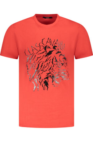 CAVALLI CLASS T-SHIRT MANICHE CORTE UOMO ROSSO