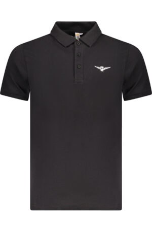ESERCITO 1659 POLO MANICHE CORTE UOMO NERO