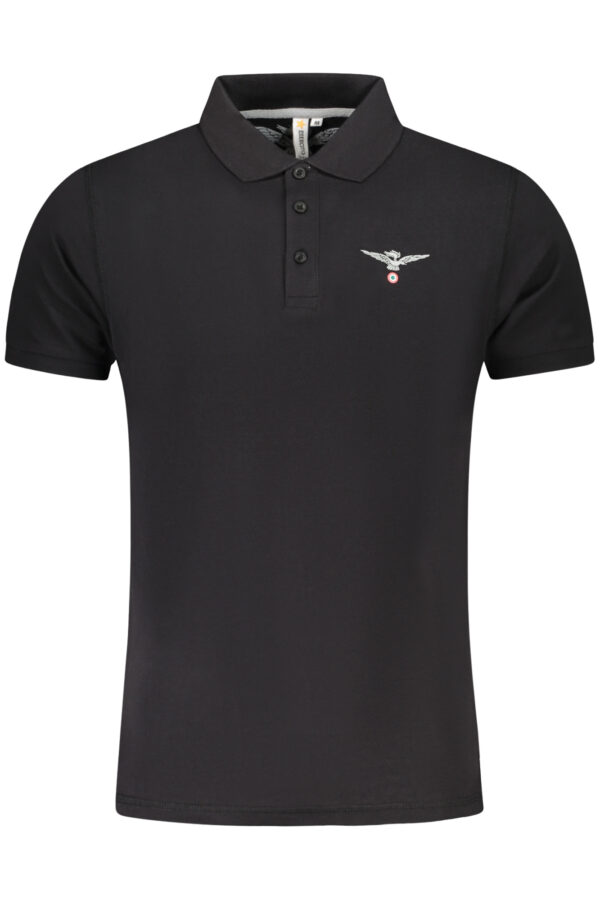 ESERCITO 1659 POLO MANICHE CORTE UOMO NERO