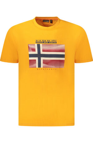 NAPAPIJRI T-SHIRT MANICHE CORTE UOMO ARANCIO