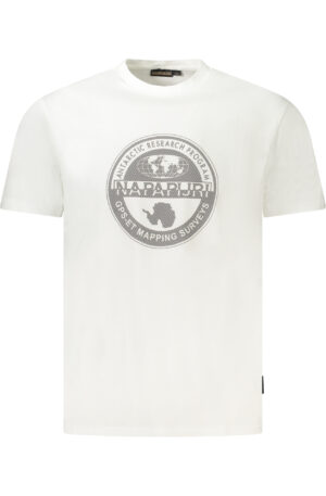 NAPAPIJRI T-SHIRT MANICHE CORTE UOMO BIANCO