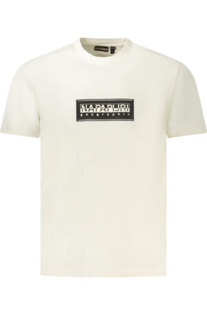 NAPAPIJRI T-SHIRT MANICHE CORTE UOMO BIANCO