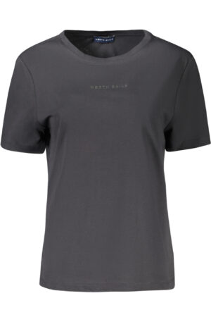 NORTH SAILS T-SHIRT MANICHE CORTE DONNA NERO