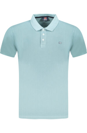 NORWAY 1963 POLO MANICHE CORTE UOMO AZZURRO