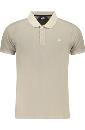 NORWAY 1963 POLO MANICHE CORTE UOMO BEIGE