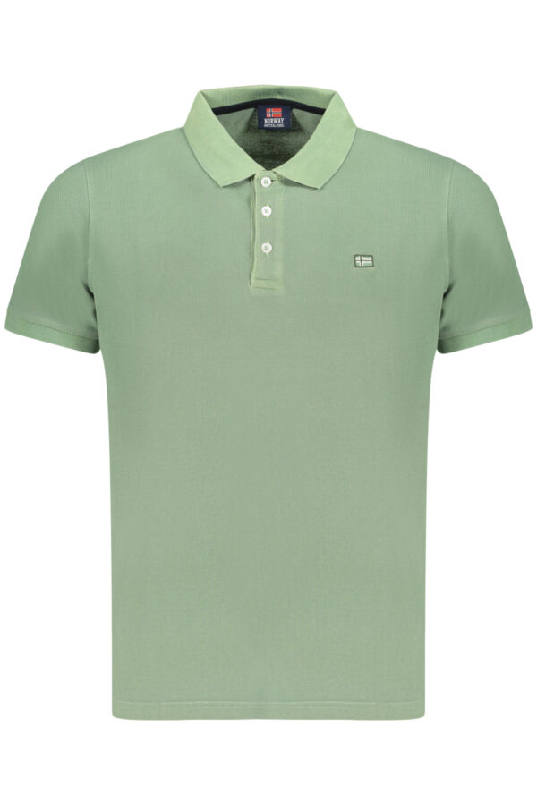NORWAY 1963 POLO MANICHE CORTE UOMO VERDE