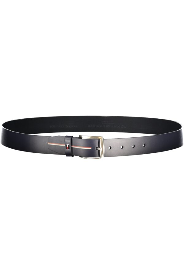 TOMMY HILFIGER CINTURA IN PELLE UOMO BLU - immagine 2