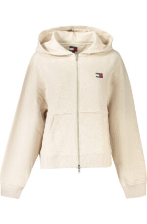 TOMMY HILFIGER FELPA CON ZIP DONNA BEIGE