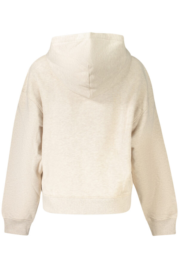 TOMMY HILFIGER FELPA CON ZIP DONNA BEIGE - immagine 2