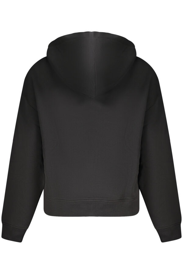 TOMMY HILFIGER FELPA CON ZIP DONNA NERO - immagine 2